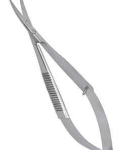 Micro Scissors 4.5" Curved Stainless Steel Embroidery Scissors Extra Sharp Applique Scissor Stitch Cutting for Eyebrow Trimming scissor for Grooming Sewing Arts & Craft Spring scissor.