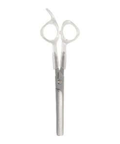 Fromm Professional Venture 5.75" 30-Tooth Easy Hair Thinning & Texturizing Shears in Clear & Matte Silver Japanese Steel Scissors with Beveled Blade for New Salon Stylist & DIY Home Use 5.75" Thinning Shears